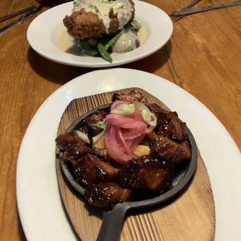 Herbie's Bar and Chowder House - Bork Belly burnt ends and half order of Chicken and smashed potato - Bars Near Me - Marathon, Florida Herbie's Bar and Chowder House - Bork Belly burnt ends and half order of Chicken and smashed potato - Bars Near Me - Marathon, Florida