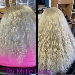 Hair done by Millie