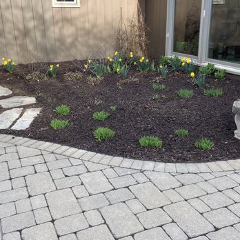 Image of Melvins Mulch around the base of a tree
