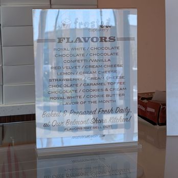 Frosted After Hours - Cupcake flavors. They're baked and prepared fresh daily at their Belmont Shore location - Desserts Near Me - Long Beach, California Frosted After Hours - Cupcake flavors. They're baked and prepared fresh daily at their Belmont Shore location - Desserts Near Me - Long Beach, California