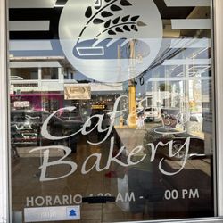 Cafe Bakery - Business sign.