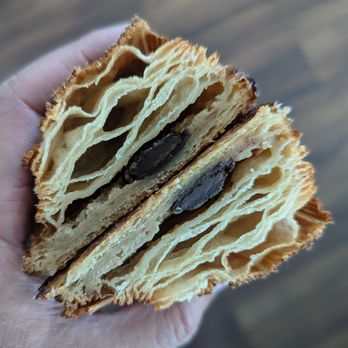 Fondry - Pain Au Swisse. Just ok. Missing the creamy custard. - Cafes Near Me - Los Angeles, California