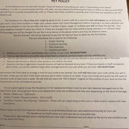 Pet agreement Pet agreement