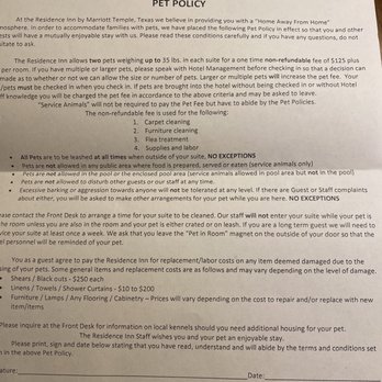 Residence Inn by Marriott Temple - Pet agreement - Hotels Near Me - Temple, Texas Residence Inn by Marriott Temple - Pet agreement - Hotels Near Me - Temple, Texas