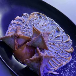 Dessert menu: Apple dumpling Dessert menu: Apple dumpling