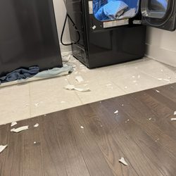 Don's Appliances Robinson Experience Center - Damage to laundry room