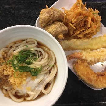 Marugame Udon - Ontama udon $4.10, various tempura $1.20-$1.70 each - Japanese Near Me - Honolulu, Hawaii Marugame Udon - Ontama udon $4.10, various tempura $1.20-$1.70 each - Japanese Near Me - Honolulu, Hawaii