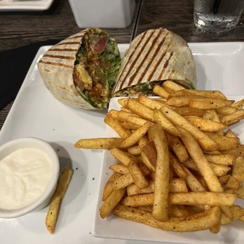 Mezza Grille - Chicken Shawarma Wrap.....Regular or Spicy - Mediterranean Near Me - Houston, Texas Mezza Grille - Chicken Shawarma Wrap.....Regular or Spicy - Mediterranean Near Me - Houston, Texas