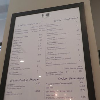 Fellini Caffè - Italian Near Me - Houston, Texas
