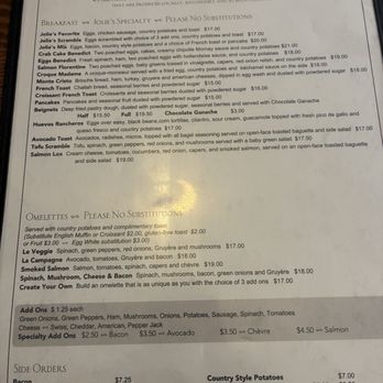 Cafe Jolie - Menu - Breakfast & Brunch Near Me - Alameda, California