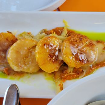 Bravas Bar de Tapas - Sea Scallops - Spanish Near Me - Healdsburg, California Bravas Bar de Tapas - Sea Scallops - Spanish Near Me - Healdsburg, California