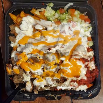 Halal Eats - Chicken and Lamb Platter - Falafel Near Me - Elmhurst, New York