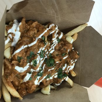 The Kroft - Mehhh. Tikka masala poutine -$11. The mozzarella cheese squares weren't completely melted. - Poutineries Near Me - Long Beach, California
