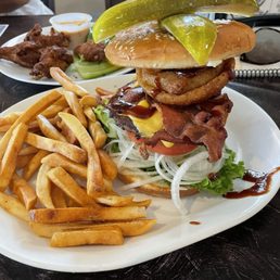 Hitching post burger. I know.