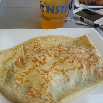Ice Monster - Scrambled egg, ham and cheese pesto crepe ($5.95). - Juice Bars & Smoothies Near Me - Walnut Creek, California