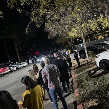 Orange Hill Restaurant & Events - Long line waiting for shuttle service while freezing. - Steakhouses Near Me - Orange, California