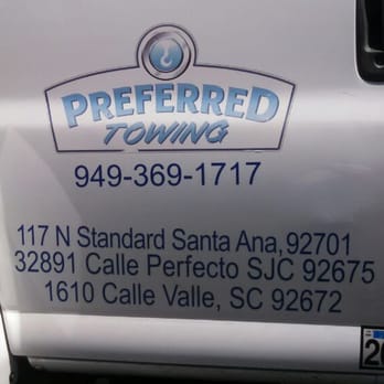 Preferred Towing - Towing Near Me - San Clemente, California