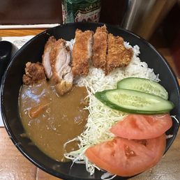 Fried Chicken Cutlet Curry Platter Fried Chicken Cutlet Curry Platter