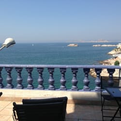 Hôtel Le Rhul - La vue de notre chambre avec terrasse.
