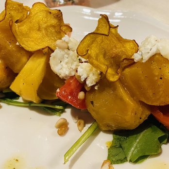 The Grille - Roasted golden beet and heirloom tomato salad ($15) - American Near Me - Colorado Springs, Colorado
