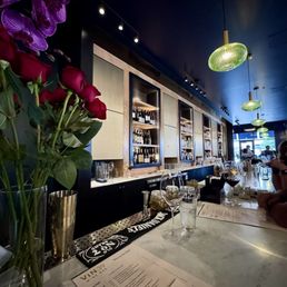 Bar seating view
