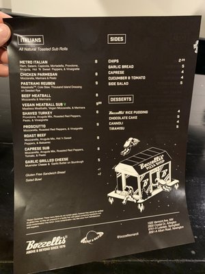 Menu photo 7 Bozzelli's Italian Deli-Vermont Ave Washington, DC, DC