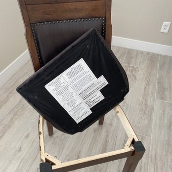 U-Pack Moving - Broken dining room seat - Movers Near Me - Oakland, California