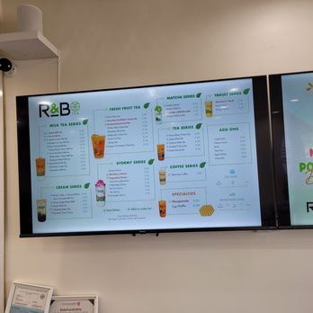 R&B Tea - R&B Tea La Mirada menu: 5.6.23 - Bubble Tea Near Me - La Mirada, California R&B Tea - R&B Tea La Mirada menu: 5.6.23 - Bubble Tea Near Me - La Mirada, California