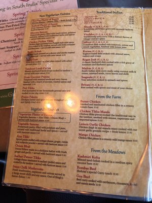 Menu photo 3 Grace of India Restaurant Milsons Point, NSW