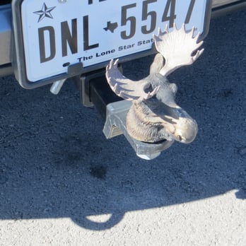 Walmart Supercenter - the moose is loose and attached to a front bumper towing ball - Grocery Near Me - Cedar Park, Texas