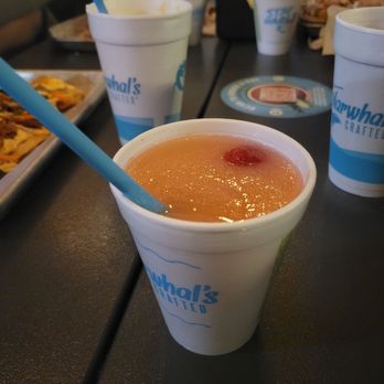 Narwhal's Crafted - Strawberry Peach Bellini - Cocktail Bars Near Me - St Charles, Missouri