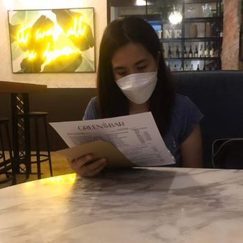 Green Bar - Wifey checking the menu - Vegetarian Near Me - Makati, NCR Green Bar - Wifey checking the menu - Vegetarian Near Me - Makati, NCR