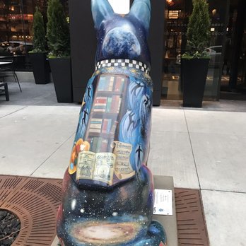 Hotel EMC2, Autograph Collection - The dog's back is a bookcase. - Hotels Near Me - Chicago, Illinois Hotel EMC2, Autograph Collection - The dog's back is a bookcase. - Hotels Near Me - Chicago, Illinois