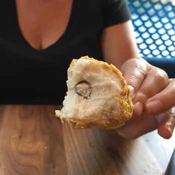 Chubby Fish - The "chicken bone" at the center of not-fried-chicken-and-waffles - Seafood Near Me - Charleston, South Carolina
