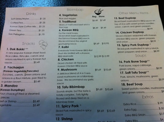 Menu photo 5 Bibim To Go Windsor, ON
