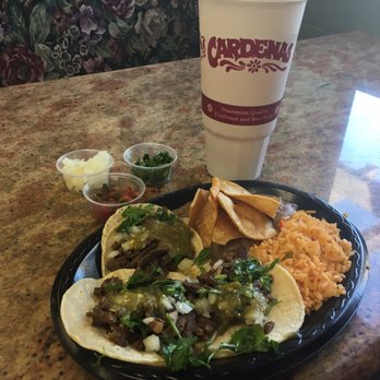 Cardenas Markets - Tacos combo with a large watermelon agua fresca - Mexican Near Me - Riverside, California Cardenas Markets - Tacos combo with a large watermelon agua fresca - Mexican Near Me - Riverside, California