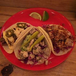 Hello José - Beef, chicken and pork belly tacos
