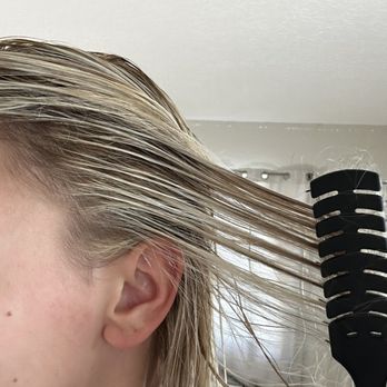 Illusions Spa and Salon - bleed marks when wet so she obviously saw before she ever dried my hair - Hair Salons Near Me - Jupiter, Florida Illusions Spa and Salon - bleed marks when wet so she obviously saw before she ever dried my hair - Hair Salons Near Me - Jupiter, Florida