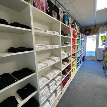 Vinyl Craft Studio - Bella Canvas T-Shirt Wall - Screen Printing/T-Shirt Printing Near Me - San Antonio, Texas