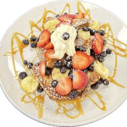 Mixed Fruit Pound Cake French Toast