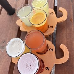 Beer and soda flight