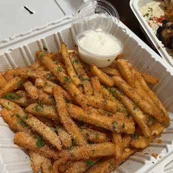 Tut's Kabob - Garlic French Fries with Garlic Saice - Mediterranean Near Me - Glendora, California