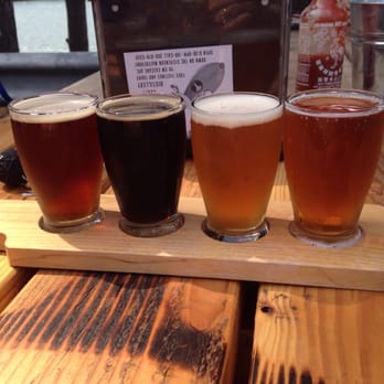 Thunder Island Brewing - Beer flight! - Breweries Near Me - Cascade Locks, Oregon Thunder Island Brewing - Beer flight! - Breweries Near Me - Cascade Locks, Oregon
