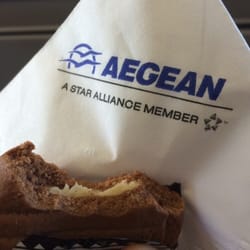 Aegean Airlines - Delicious cream-filled cookies
