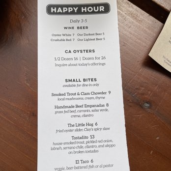 Handline - Happy hour menu - Seafood Near Me - Sebastopol, California Handline - Happy hour menu - Seafood Near Me - Sebastopol, California