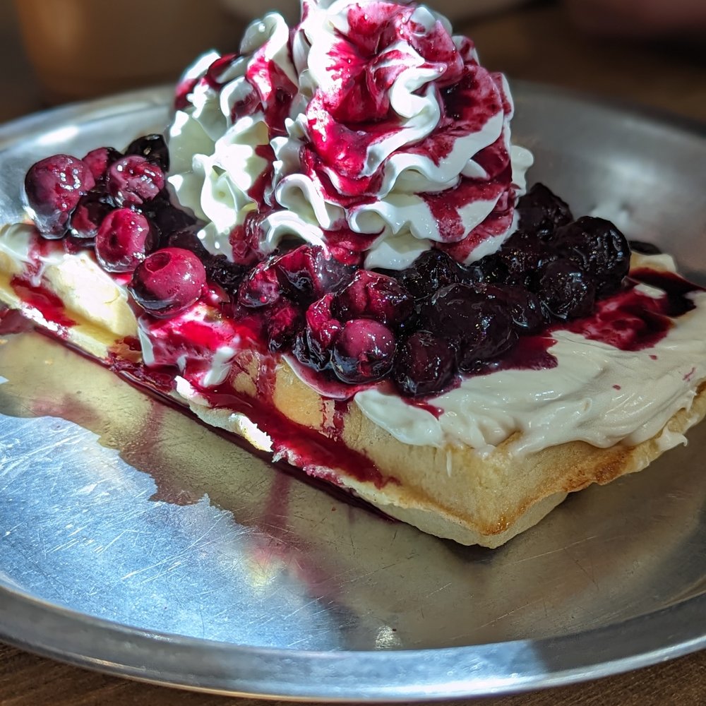 The Factory - The light hit this berry masterpiece just right. - Coffee & Tea Near Me - Lexington, North Carolina The Factory - The light hit this berry masterpiece just right. - Coffee & Tea Near Me - Lexington, North Carolina