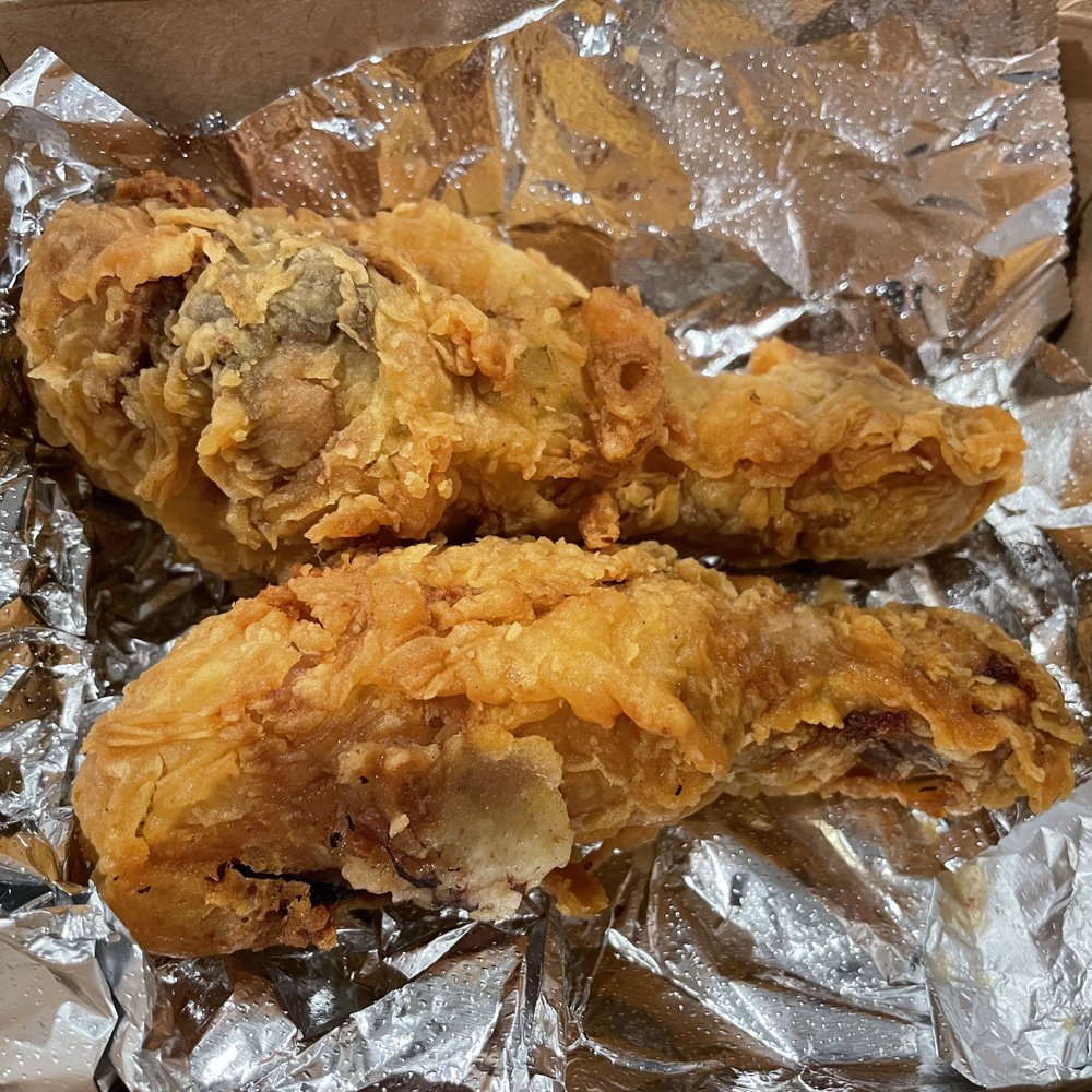 Legend Hot Chicken - Two drumsticks were almost the size of box! - Chicken Shop Near Me - Stanton, California Legend Hot Chicken - Two drumsticks were almost the size of box! - Chicken Shop Near Me - Stanton, California