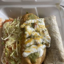Road Runner Mexican Fast Food - Mini Chimichanga?? That thing was huge, and delicious