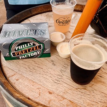 Philly Pretzel Factory - a beer and a bag of pretzels - Pretzels Near Me - Rio Grande, New Jersey Philly Pretzel Factory - a beer and a bag of pretzels - Pretzels Near Me - Rio Grande, New Jersey