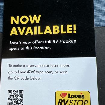 Love's Travel Stop - QR code for Loves RV parks. There are several and most have full hookups! Yay Loves - Gas Stations Near Me - Santa Rosa, New Mexico